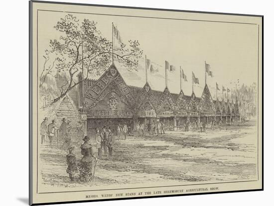 Messers Webbs' New Stand at the Late Shrewsbury Agricultural Show-Herbert Railton-Mounted Giclee Print