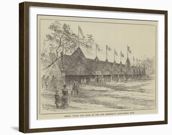 Messers Webbs' New Stand at the Late Shrewsbury Agricultural Show-Herbert Railton-Framed Giclee Print