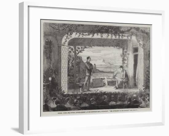 Messers Yates and Power's Entertainment at the Egyptian Hall-null-Framed Giclee Print