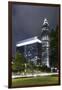 Messeturm, Messe Frankfurt, District Gallus, European District, Frankfurt on the Main-Axel Schmies-Framed Premium Photographic Print