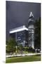 Messeturm, Messe Frankfurt, District Gallus, European District, Frankfurt on the Main-Axel Schmies-Mounted Premium Photographic Print