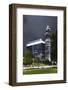 Messeturm, Messe Frankfurt, District Gallus, European District, Frankfurt on the Main-Axel Schmies-Framed Photographic Print