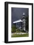 Messeturm, Messe Frankfurt, District Gallus, European District, Frankfurt on the Main-Axel Schmies-Framed Photographic Print