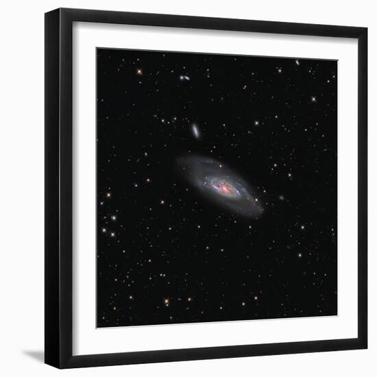 Messier 106, a Spiral Galaxy in the Constellation Canes Venatici-null-Framed Photographic Print