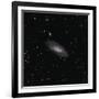 Messier 106, a Spiral Galaxy in the Constellation Canes Venatici-null-Framed Photographic Print