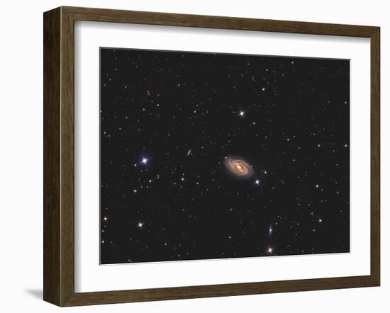 Messier 109, a Barred Spiral Galaxy in the Constellation Ursa Major-null-Framed Photographic Print