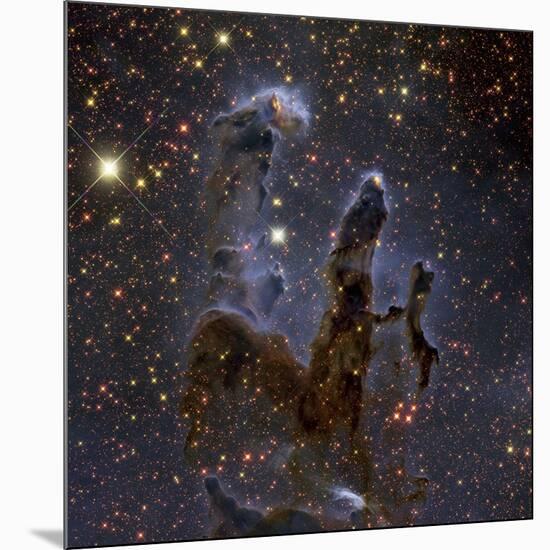 Messier 16, the Eagle Nebula in Serpens-Stocktrek Images-Mounted Photographic Print