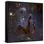 Messier 16, the Eagle Nebula in Serpens-Stocktrek Images-Framed Stretched Canvas