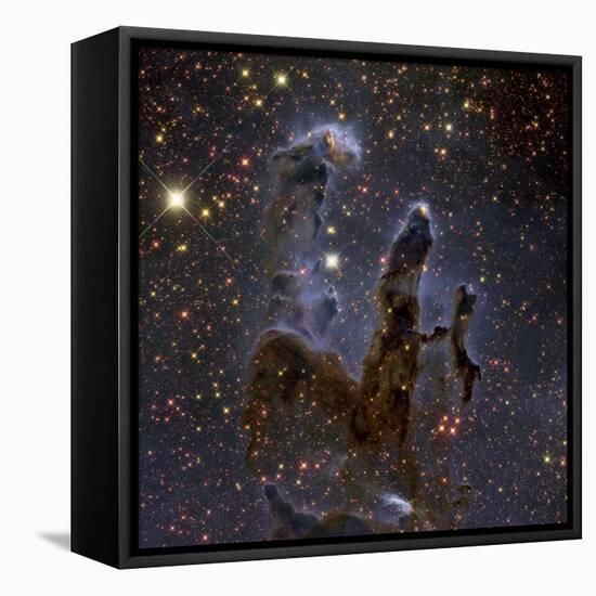 Messier 16, the Eagle Nebula in Serpens-Stocktrek Images-Framed Stretched Canvas