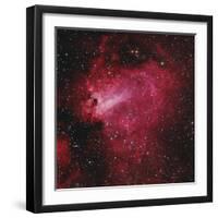 Messier 17, the Swan Nebula in Sagittarius-null-Framed Photographic Print