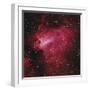 Messier 17, the Swan Nebula in Sagittarius-null-Framed Photographic Print