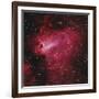 Messier 17, the Swan Nebula in Sagittarius-null-Framed Photographic Print