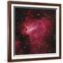 Messier 17, the Swan Nebula in Sagittarius-null-Framed Photographic Print