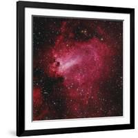 Messier 17, the Swan Nebula in Sagittarius-null-Framed Photographic Print