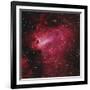 Messier 17, the Swan Nebula in Sagittarius-null-Framed Photographic Print