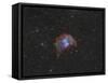 Messier 27, the Dumbbell Nebula-null-Framed Stretched Canvas