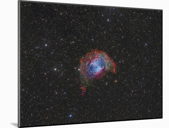 Messier 27, the Dumbbell Nebula-null-Mounted Photographic Print