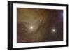 Messier 4 and NGC 6144 Globular Clusters with Antares, a Red Supergiant Star-null-Framed Photographic Print