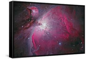 Messier 42, the Orion Nebula-null-Framed Stretched Canvas