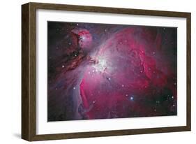 Messier 42, the Orion Nebula-null-Framed Photographic Print