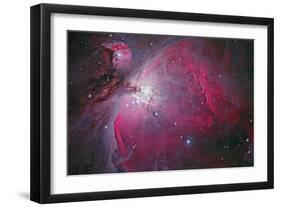 Messier 42, the Orion Nebula-null-Framed Photographic Print