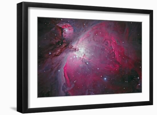 Messier 42, the Orion Nebula-null-Framed Photographic Print