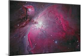 Messier 42, the Orion Nebula-null-Mounted Photographic Print