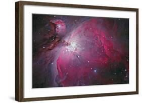 Messier 42, the Orion Nebula-null-Framed Photographic Print