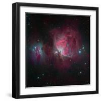 Messier 42, the Orion Nebula-null-Framed Photographic Print