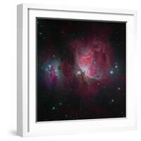 Messier 42, the Orion Nebula-null-Framed Photographic Print