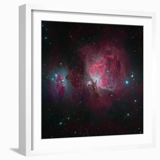 Messier 42, the Orion Nebula-null-Framed Photographic Print