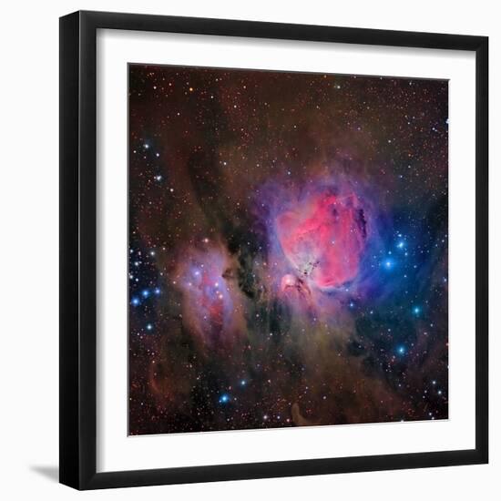 Messier 42, the Orion Nebula-null-Framed Photographic Print