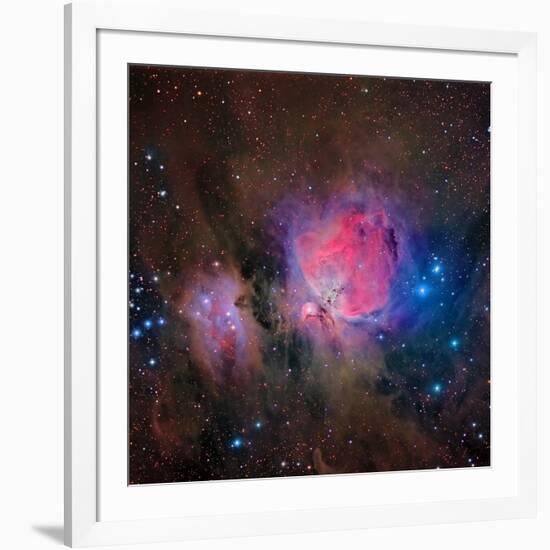 Messier 42, the Orion Nebula-null-Framed Photographic Print