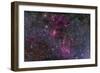 Messier 52 and the Bubble Nebula in Cassiopeia-Stocktrek Images-Framed Photographic Print