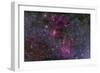 Messier 52 and the Bubble Nebula in Cassiopeia-Stocktrek Images-Framed Photographic Print