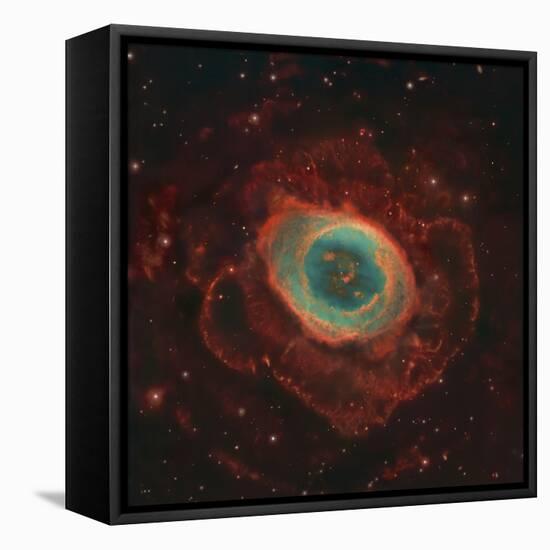 Messier 57, the Ring Nebula-Stocktrek Images-Framed Stretched Canvas