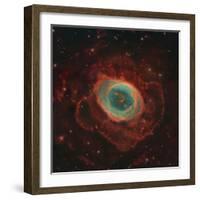 Messier 57, the Ring Nebula-Stocktrek Images-Framed Photographic Print