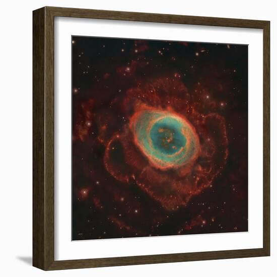 Messier 57, the Ring Nebula-Stocktrek Images-Framed Photographic Print