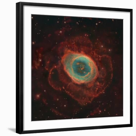 Messier 57, the Ring Nebula-Stocktrek Images-Framed Photographic Print