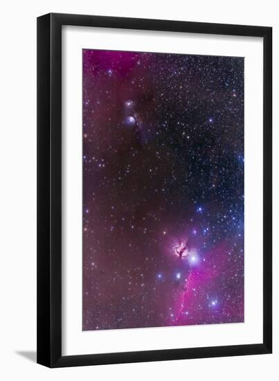 Messier 78 and Horsehead Nebula in Orion-Stocktrek Images-Framed Photographic Print