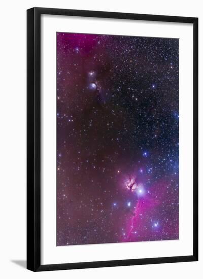 Messier 78 and Horsehead Nebula in Orion-Stocktrek Images-Framed Photographic Print