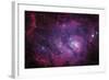 Messier 8, the Lagoon Nebula-Stocktrek Images-Framed Photographic Print