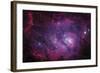 Messier 8, the Lagoon Nebula-Stocktrek Images-Framed Photographic Print