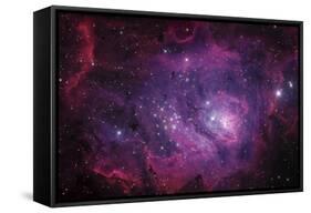 Messier 8, the Lagoon Nebula-Stocktrek Images-Framed Stretched Canvas