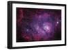 Messier 8, the Lagoon Nebula-Stocktrek Images-Framed Photographic Print