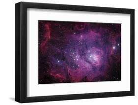 Messier 8, the Lagoon Nebula-Stocktrek Images-Framed Photographic Print