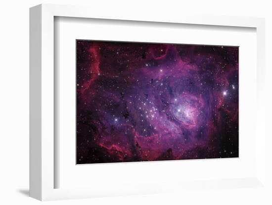 Messier 8, the Lagoon Nebula-Stocktrek Images-Framed Photographic Print