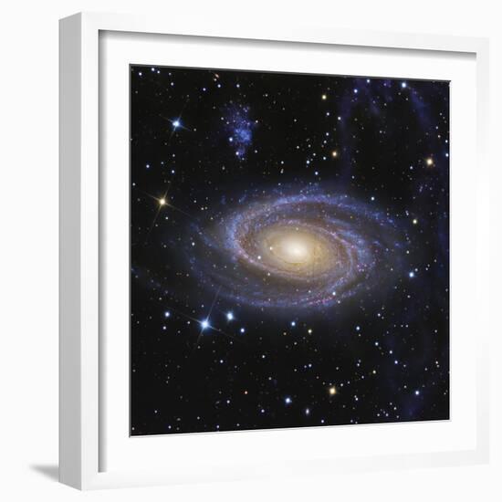 Messier 81, or Bode's Galaxy, is a Spiral Galaxy Located in the Constellation Ursa Major-null-Framed Photographic Print