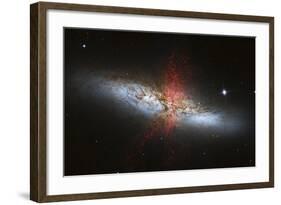 Messier 82, a Starburst Galaxy in the Constellation Ursa Major-null-Framed Photographic Print