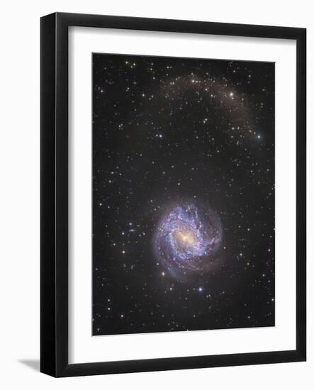 Messier 83 and its Northern Stellar Tidal Stream-null-Framed Photographic Print